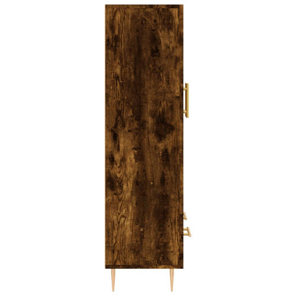 Highboard Räuchereiche 69,5x31x115 cm Holzwerkstoff - Pazzar.ch