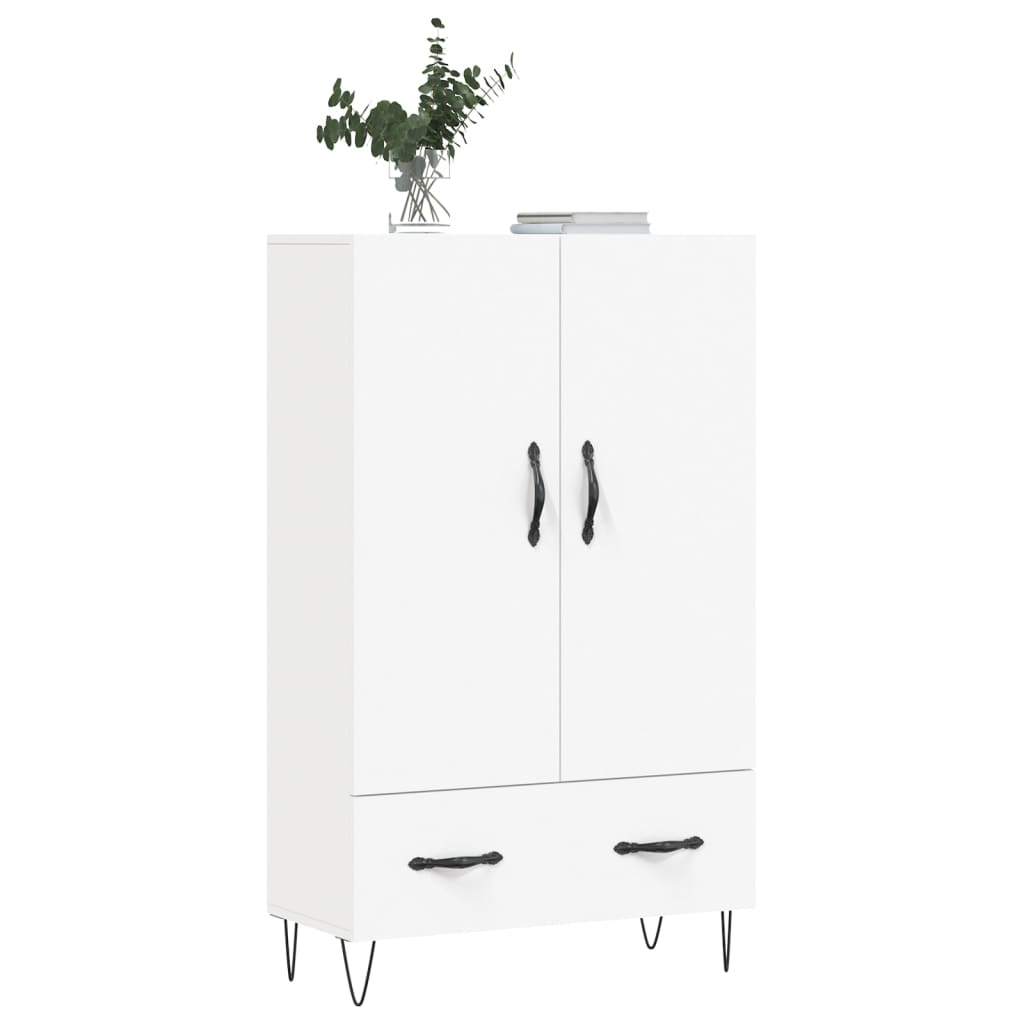 Highboard Weiß 69,5x31x115 cm Holzwerkstoff - Pazzar.ch