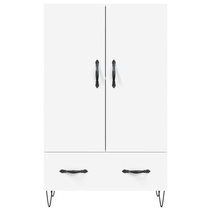 Highboard Weiß 69,5x31x115 cm Holzwerkstoff - Pazzar.ch