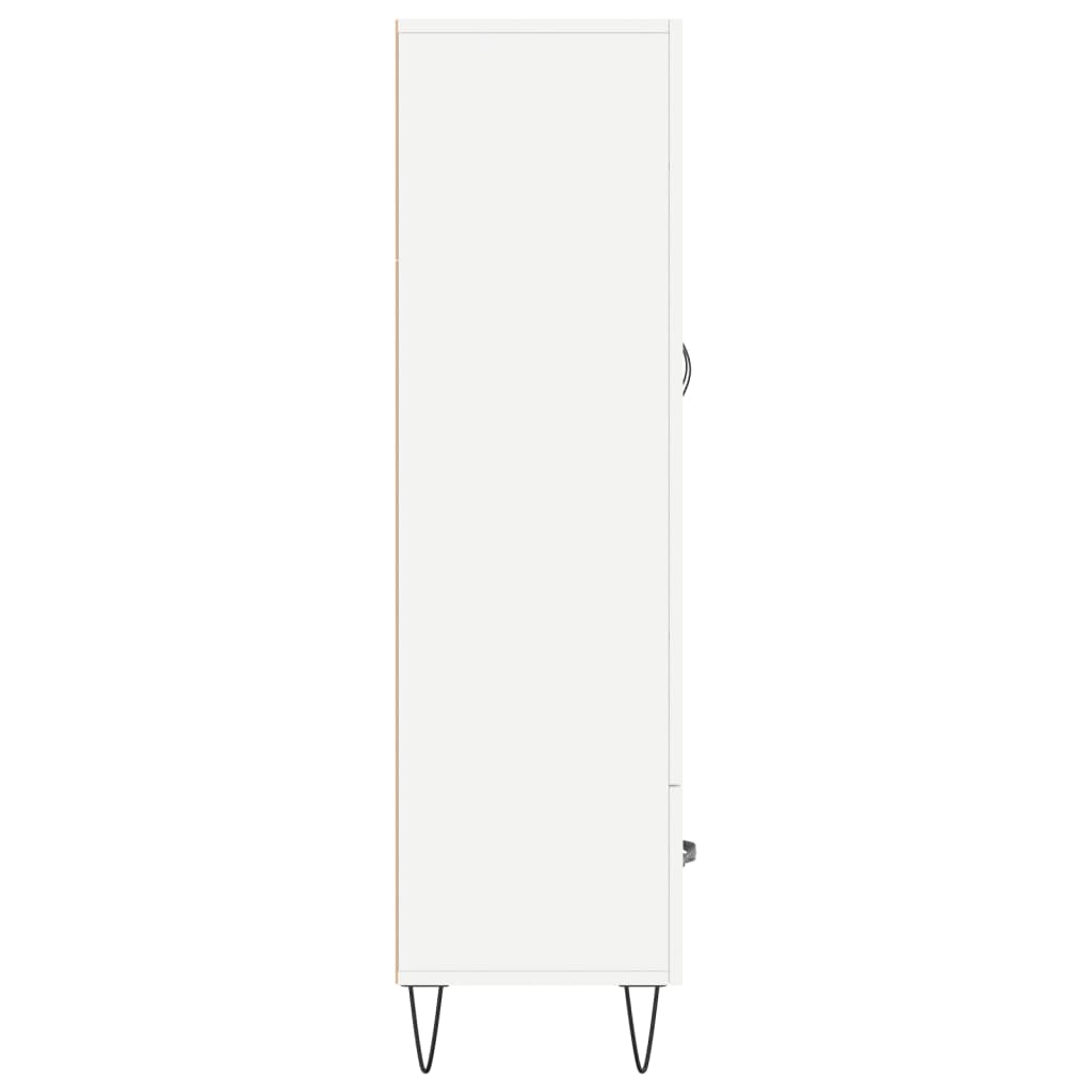 Highboard Weiß 69,5x31x115 cm Holzwerkstoff - Pazzar.ch