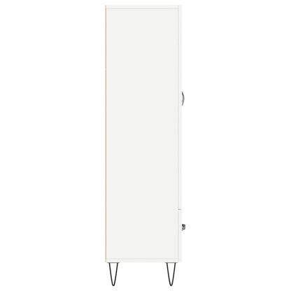 Highboard Weiß 69,5x31x115 cm Holzwerkstoff - Pazzar.ch