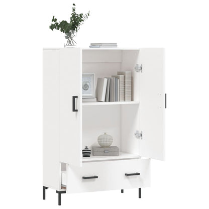 Highboard Weiß 69,5x31x115 cm Holzwerkstoff - Pazzar.ch