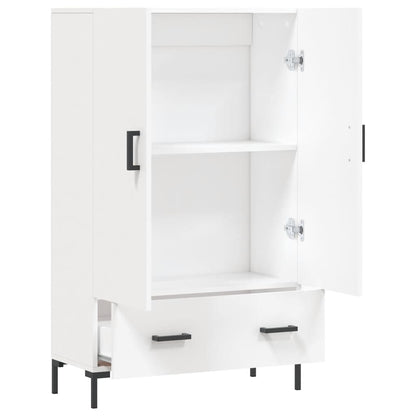 Highboard Weiß 69,5x31x115 cm Holzwerkstoff - Pazzar.ch