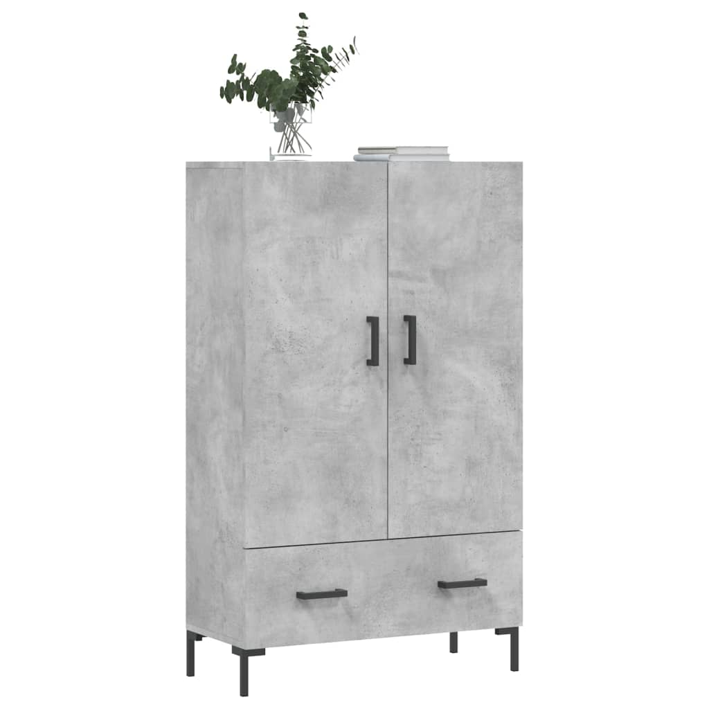 Highboard Betongrau 69,5x31x115 cm Holzwerkstoff - Pazzar.ch