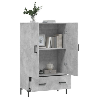 Highboard Betongrau 69,5x31x115 cm Holzwerkstoff - Pazzar.ch