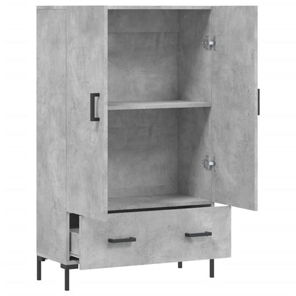 Highboard Betongrau 69,5x31x115 cm Holzwerkstoff - Pazzar.ch