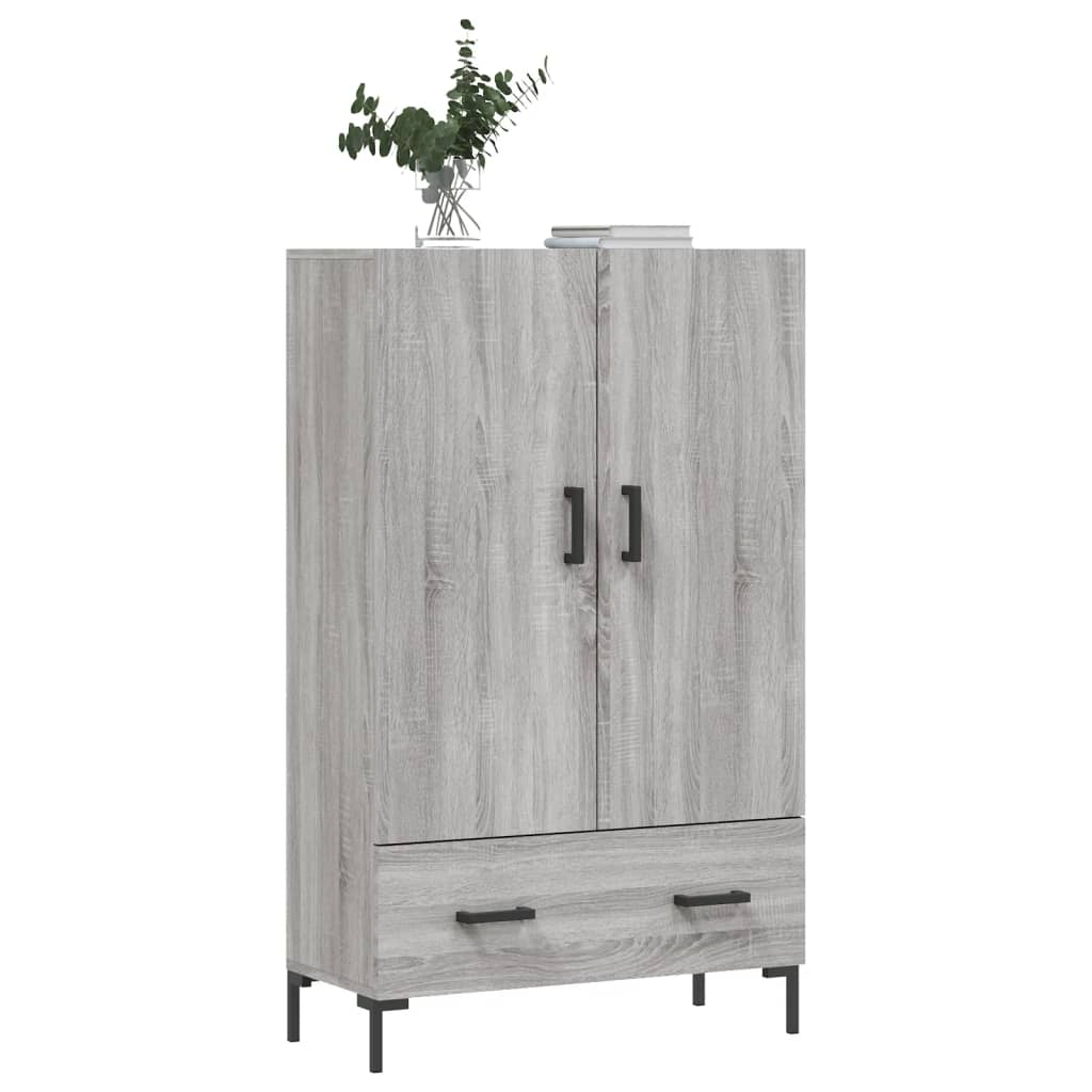 Highboard Grau Sonoma 69,5x31x115 cm Holzwerkstoff - Pazzar.ch