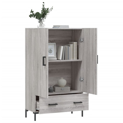 Highboard Grau Sonoma 69,5x31x115 cm Holzwerkstoff - Pazzar.ch