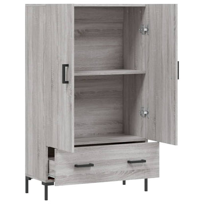 Highboard Grau Sonoma 69,5x31x115 cm Holzwerkstoff - Pazzar.ch