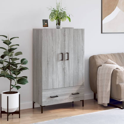 Highboard Grau Sonoma 69,5x31x115 cm Holzwerkstoff - Pazzar.ch