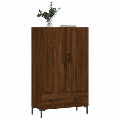 Highboard Braun Eichen-Optik 69,5x31x115 cm Holzwerkstoff - Pazzar.ch