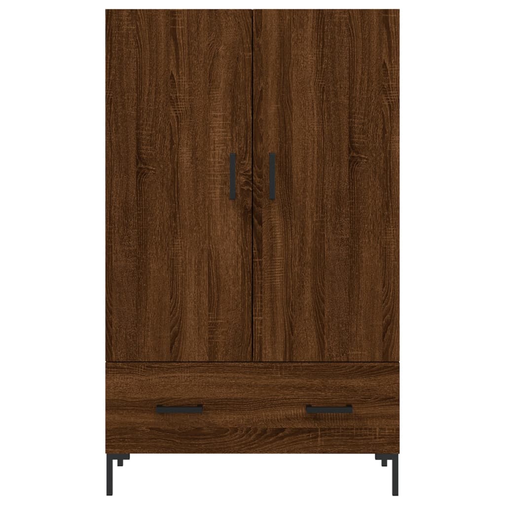 Highboard Braun Eichen-Optik 69,5x31x115 cm Holzwerkstoff - Pazzar.ch