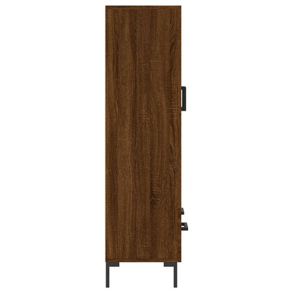 Highboard Braun Eichen-Optik 69,5x31x115 cm Holzwerkstoff - Pazzar.ch