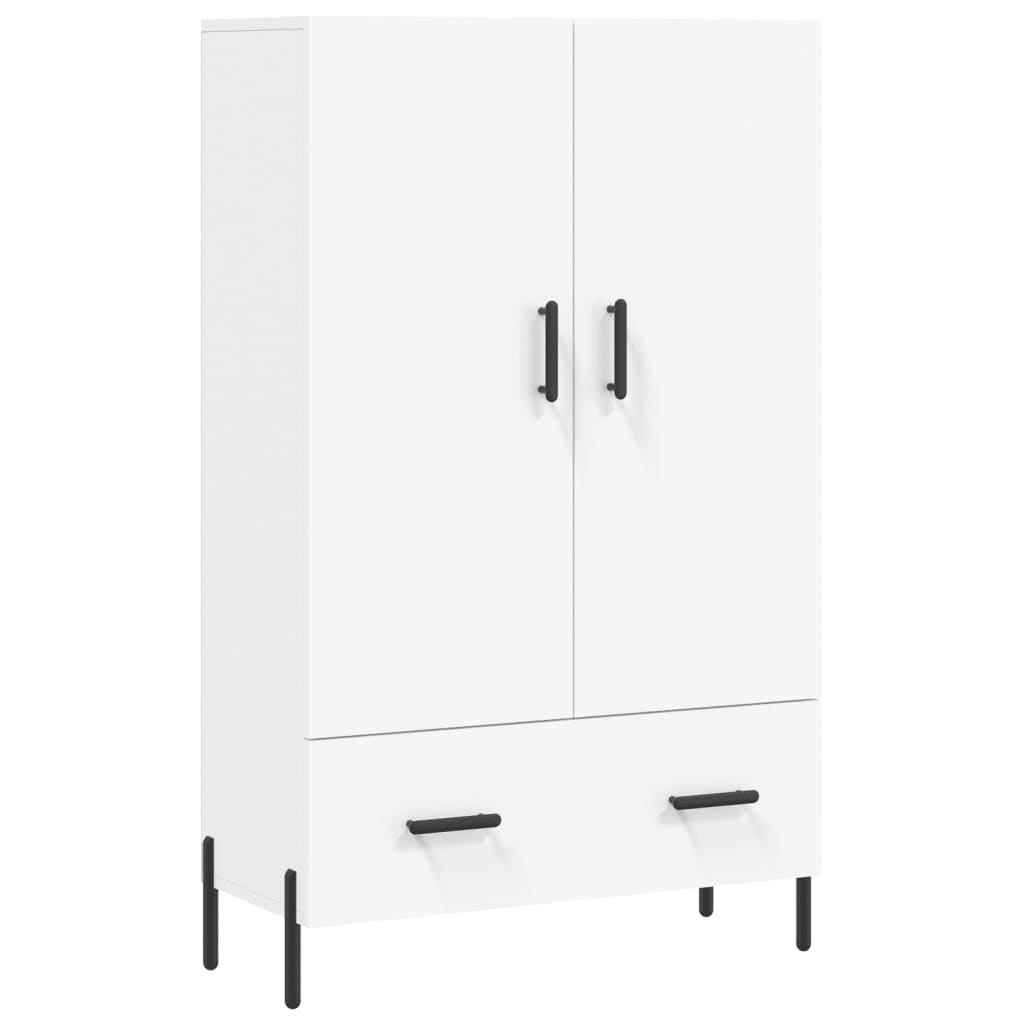 Highboard Weiß 69,5x31x115 cm Holzwerkstoff - Pazzar.ch