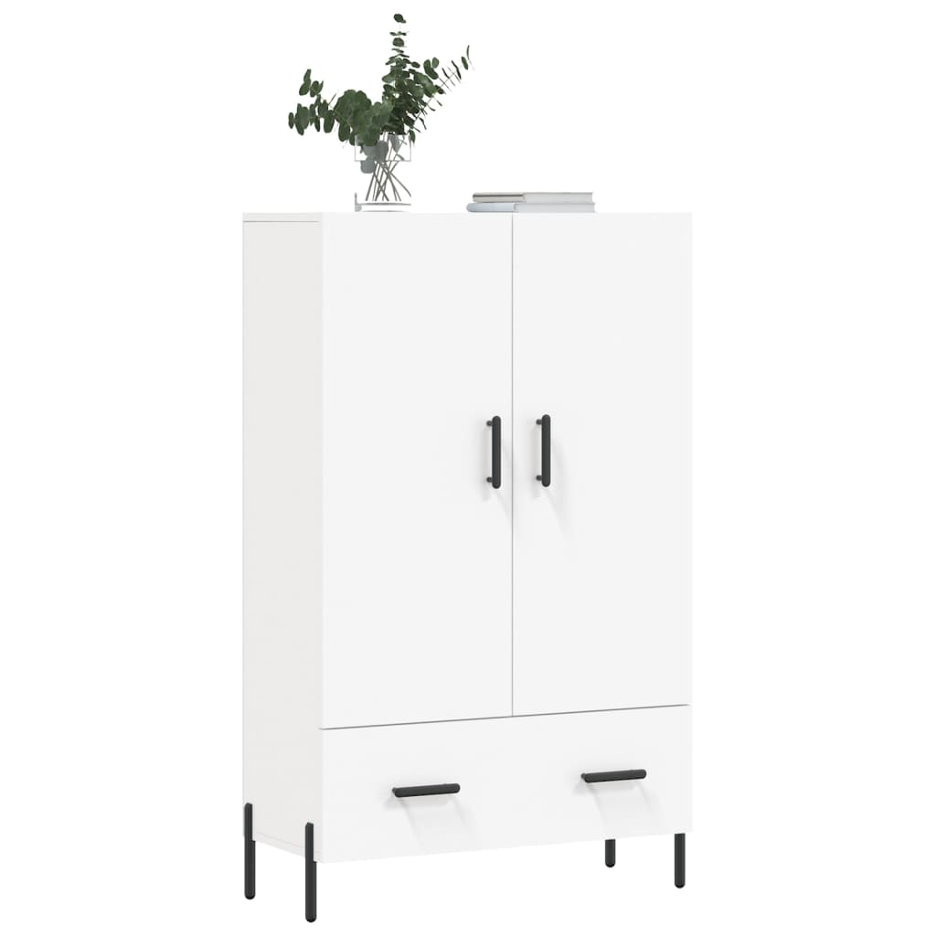 Highboard Weiß 69,5x31x115 cm Holzwerkstoff - Pazzar.ch