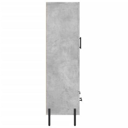 Highboard Betongrau 69,5x31x115 cm Holzwerkstoff - Pazzar.ch