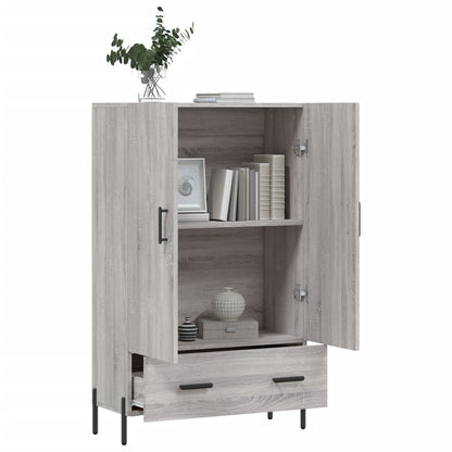 Highboard Grau Sonoma 69,5x31x115 cm Holzwerkstoff - Pazzar.ch
