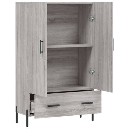 Highboard Grau Sonoma 69,5x31x115 cm Holzwerkstoff - Pazzar.ch