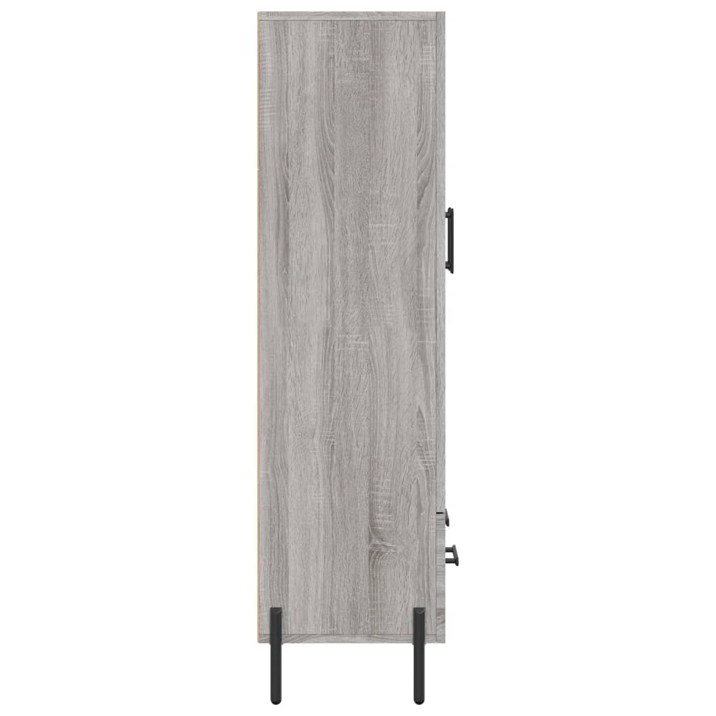 Highboard Grau Sonoma 69,5x31x115 cm Holzwerkstoff - Pazzar.ch