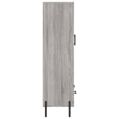 Highboard Grau Sonoma 69,5x31x115 cm Holzwerkstoff - Pazzar.ch