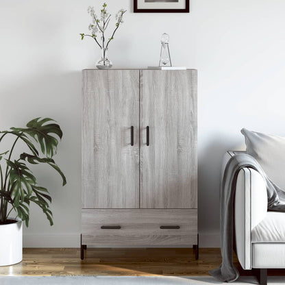 Highboard Grau Sonoma 69,5x31x115 cm Holzwerkstoff - Pazzar.ch