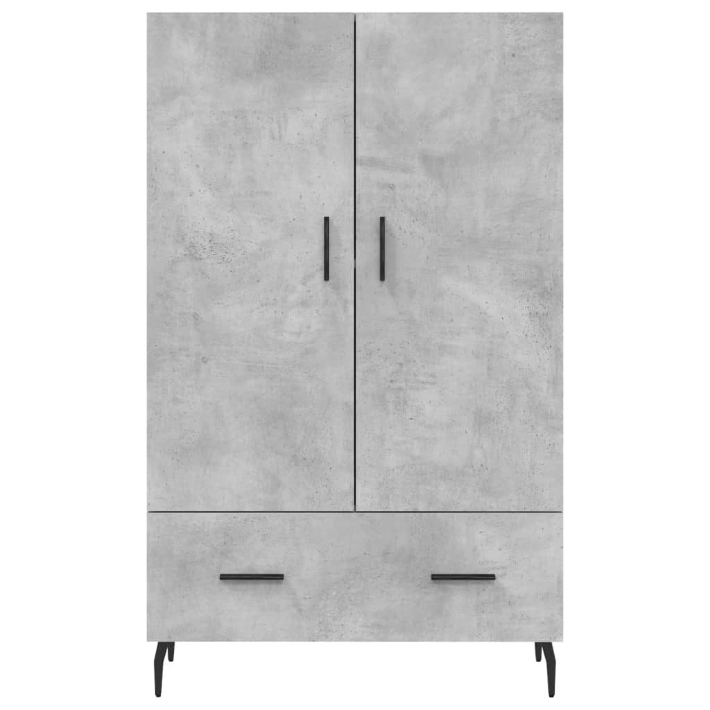 Highboard Betongrau 69,5x31x115 cm Holzwerkstoff - Pazzar.ch