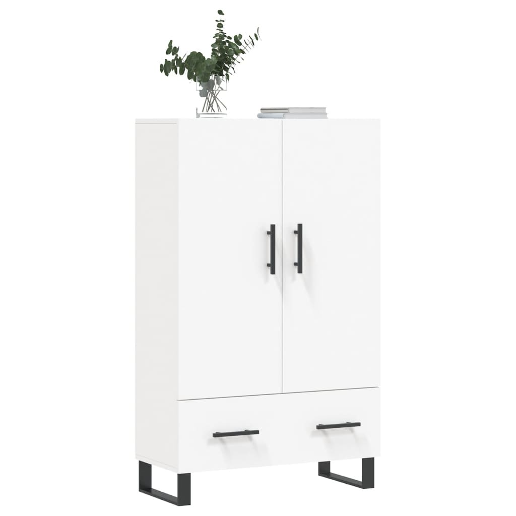 Highboard Weiß 69,5x31x115 cm Holzwerkstoff - Pazzar.ch