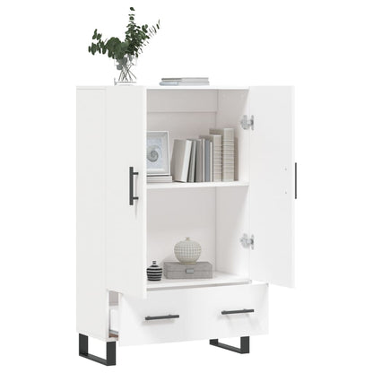 Highboard Weiß 69,5x31x115 cm Holzwerkstoff - Pazzar.ch