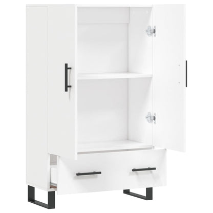 Highboard Weiß 69,5x31x115 cm Holzwerkstoff - Pazzar.ch