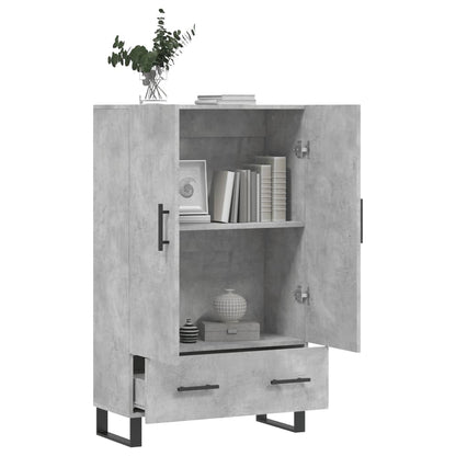Highboard Betongrau 69,5x31x115 cm Holzwerkstoff - Pazzar.ch