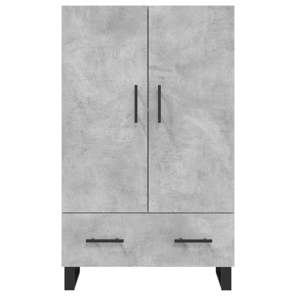 Highboard Betongrau 69,5x31x115 cm Holzwerkstoff - Pazzar.ch