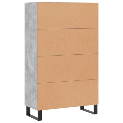 Highboard Betongrau 69,5x31x115 cm Holzwerkstoff - Pazzar.ch