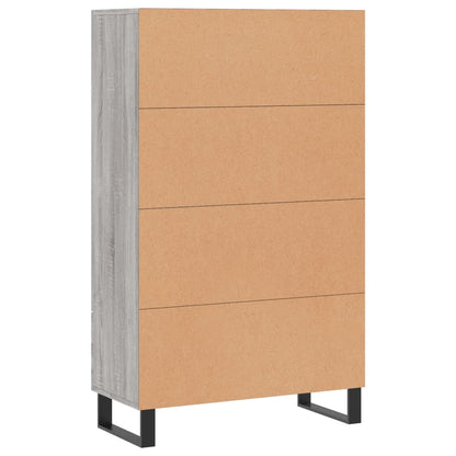 Highboard Grau Sonoma 69,5x31x115 cm Holzwerkstoff - Pazzar.ch