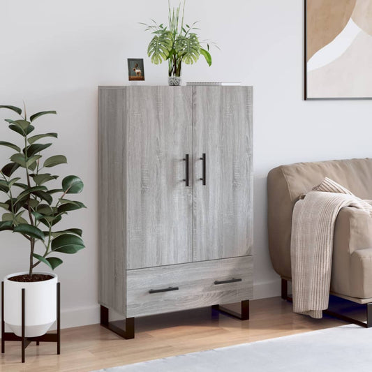 Highboard Grau Sonoma 69,5x31x115 cm Holzwerkstoff - Pazzar.ch