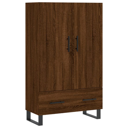 Highboard Braun Eichen-Optik 69,5x31x115 cm Holzwerkstoff - Pazzar.ch
