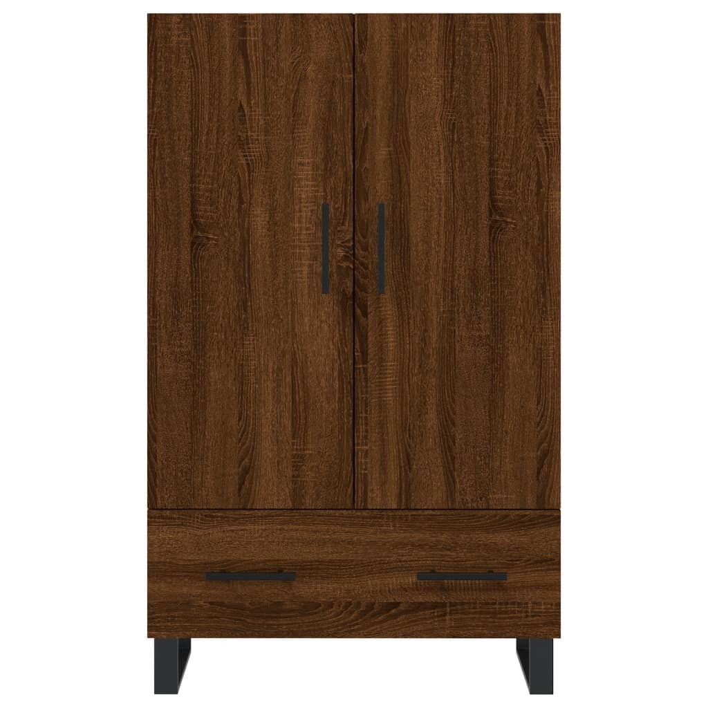 Highboard Braun Eichen-Optik 69,5x31x115 cm Holzwerkstoff - Pazzar.ch