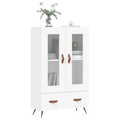 Highboard Weiß 69,5x31x115 cm Holzwerkstoff - Pazzar.ch