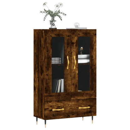 Highboard Räuchereiche 69,5x31x115 cm Holzwerkstoff - Pazzar.ch