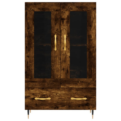 Highboard Räuchereiche 69,5x31x115 cm Holzwerkstoff - Pazzar.ch