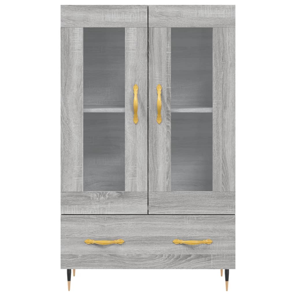 Highboard Grau Sonoma 69,5x31x115 cm Holzwerkstoff - Pazzar.ch