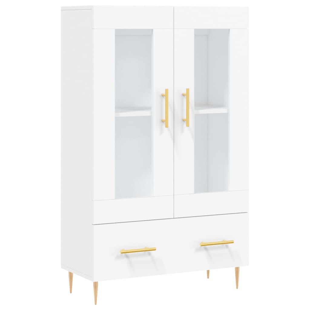 Highboard Weiß 69,5x31x115 cm Holzwerkstoff - Pazzar.ch