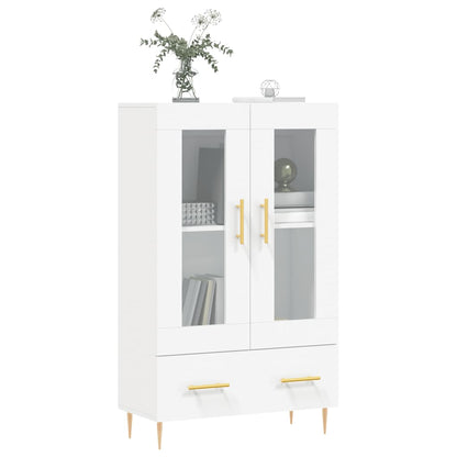 Highboard Weiß 69,5x31x115 cm Holzwerkstoff - Pazzar.ch