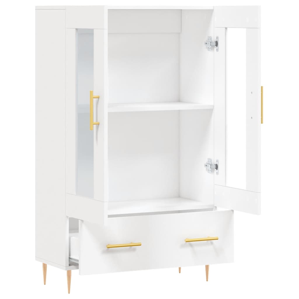Highboard Weiß 69,5x31x115 cm Holzwerkstoff - Pazzar.ch