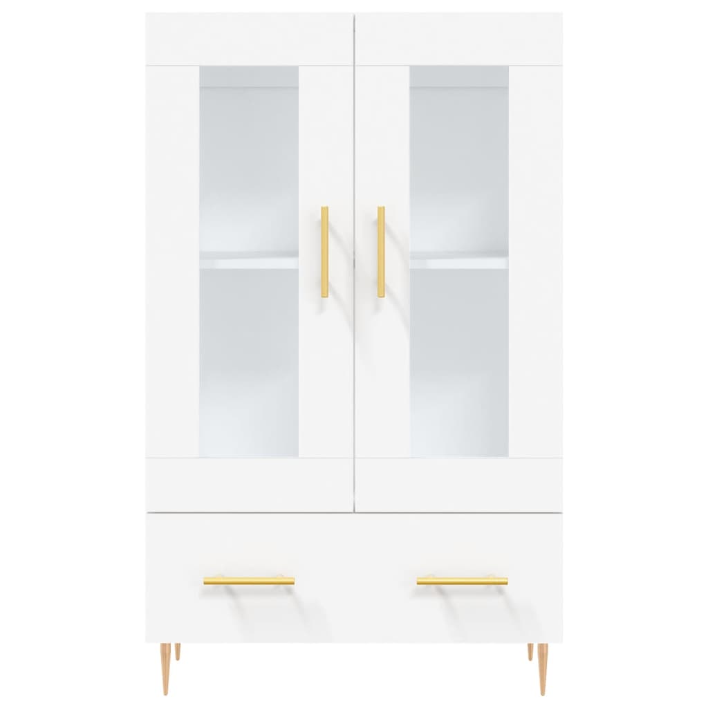 Highboard Weiß 69,5x31x115 cm Holzwerkstoff - Pazzar.ch