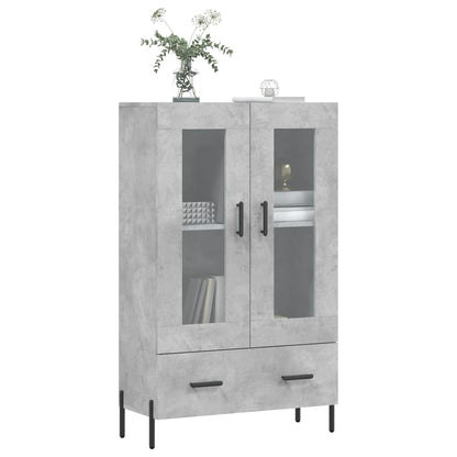Highboard Betongrau 69,5x31x115 cm Holzwerkstoff - Pazzar.ch