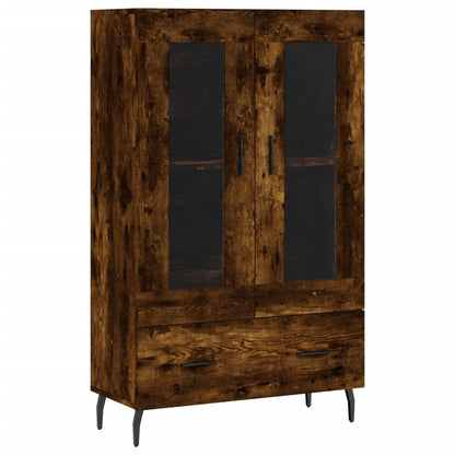 Highboard Räuchereiche 69,5x31x115 cm Holzwerkstoff - Pazzar.ch