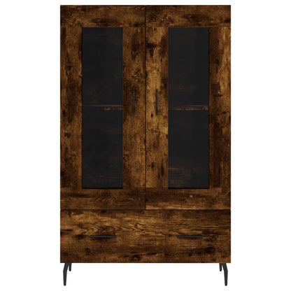 Highboard Räuchereiche 69,5x31x115 cm Holzwerkstoff - Pazzar.ch