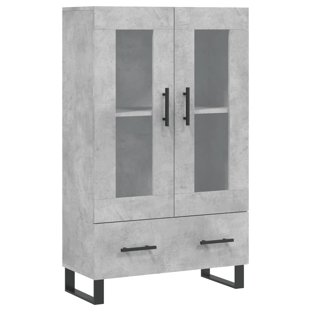 Highboard Betongrau 69,5x31x115 cm Holzwerkstoff - Pazzar.ch