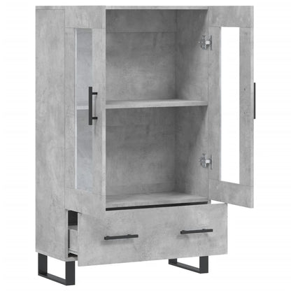 Highboard Betongrau 69,5x31x115 cm Holzwerkstoff - Pazzar.ch