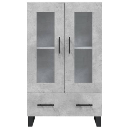 Highboard Betongrau 69,5x31x115 cm Holzwerkstoff - Pazzar.ch